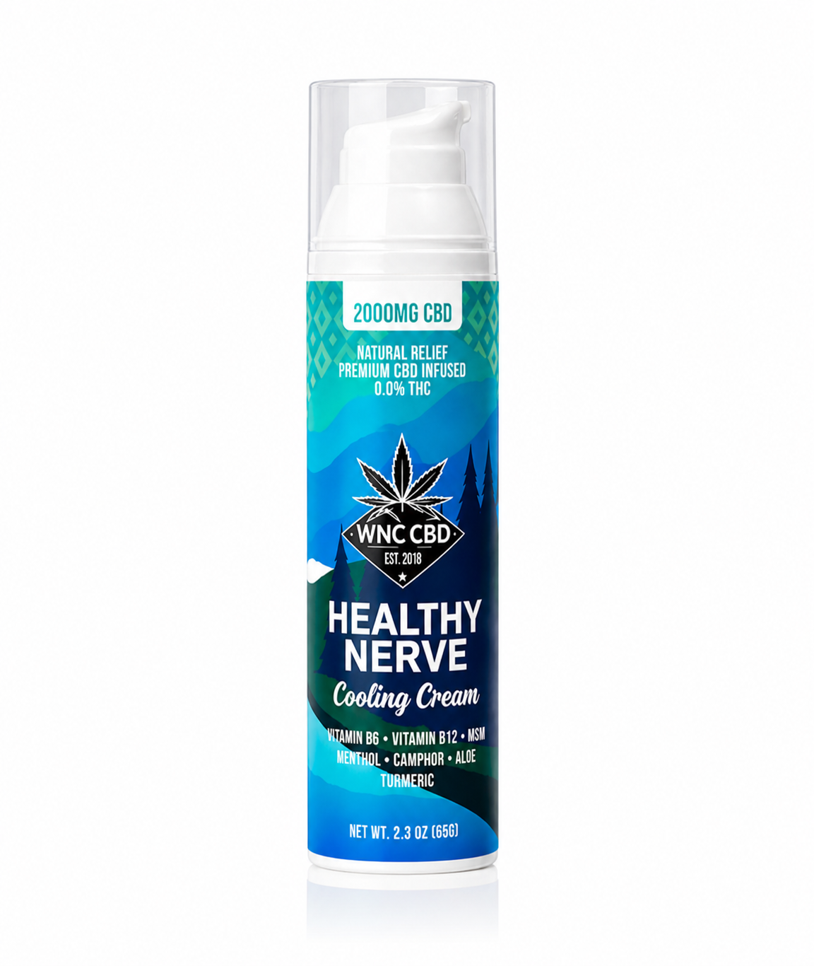 Healthy Nerve Cooling Cream (2000mg CBD)