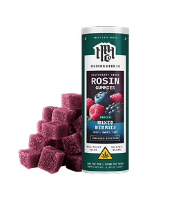 Modern Herb Co. Delta-9 Live Rosin Gummies – Mixed Berries (Indica)