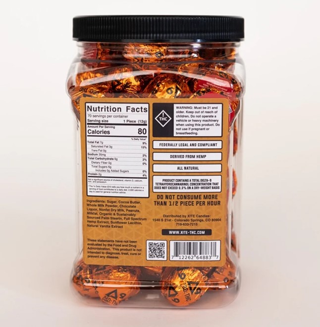 D9 Peanut Butter Nuggets (1:1 THC/CBD – 30mg Each) - Image 4
