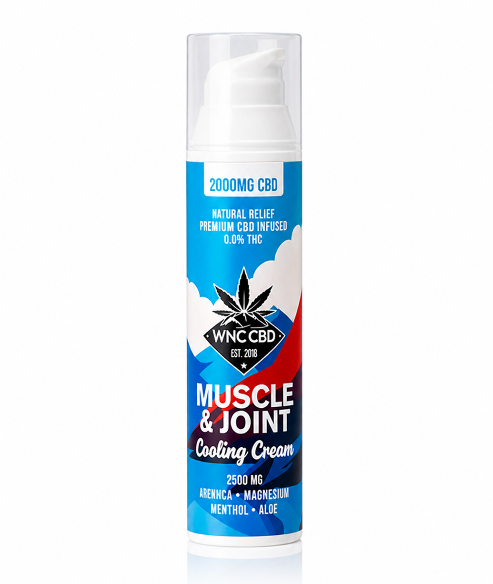 Muscle + Joint Recovery Cream (2000mg CBD)