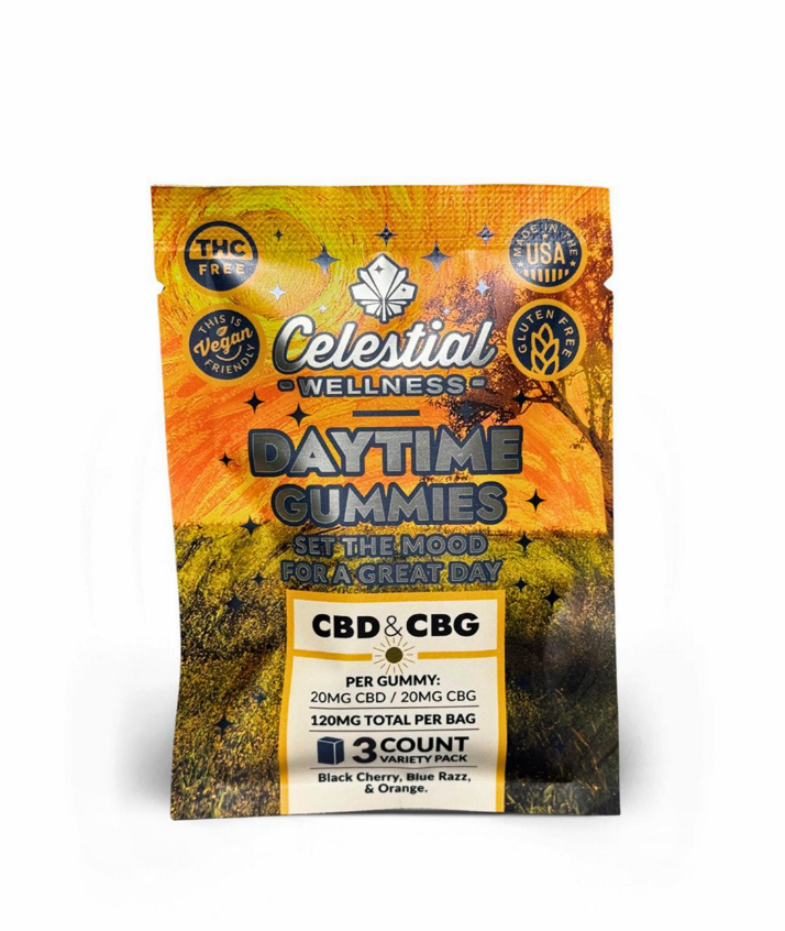 Celestial Wellness Daytime CBD + CBG Gummies (3 Count)